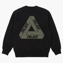 Palace Tri-ferg Slub Crew Black
