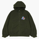 Palace Tri-Flag Kurtka z kapturem oliwka