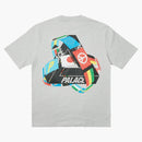 Palace Tri-Flag T-shirt Gray Marl