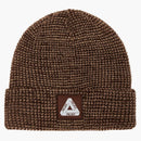 Palace Tri-Ferg Patch Beanie Brown