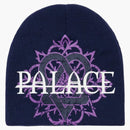 Palace Tri-gram Nein Cuff Beanie Navy