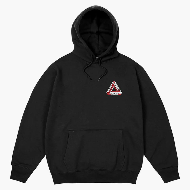 Palace Tri-line Hood Black