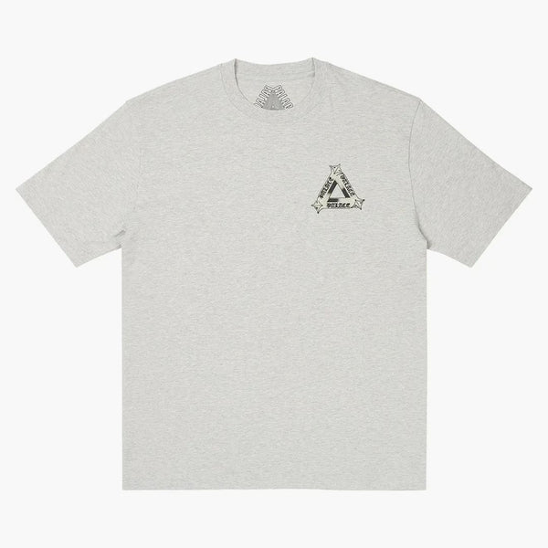 Palace Tri-og T-shirt Gray Marl