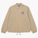 Palace Tri Outline Coach Jacket Tan