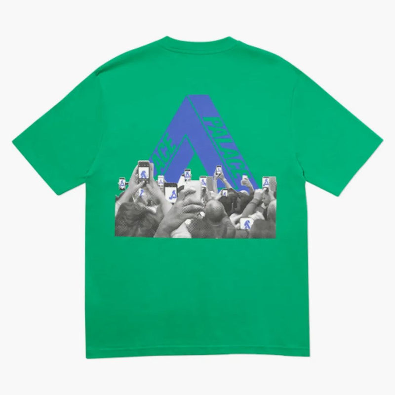 T-shirt palazzo tri-phone verde