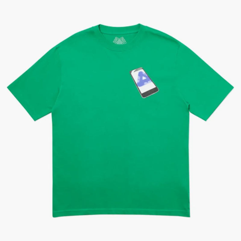 T-shirt palazzo tri-phone verde