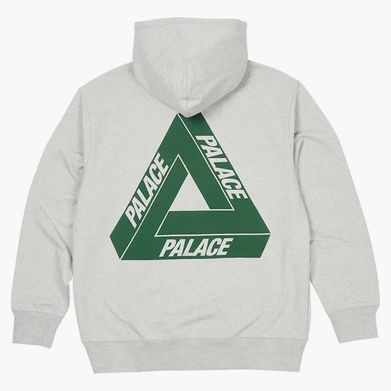 Palác Tri-Puff Print Zip Hood Grey Marl