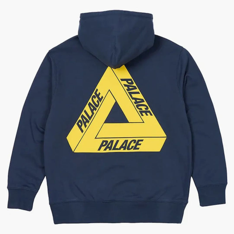Palác Tri-Puff Print Zip Hood Navy