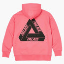 Palace Tri-puff Print Zip Hood Pink