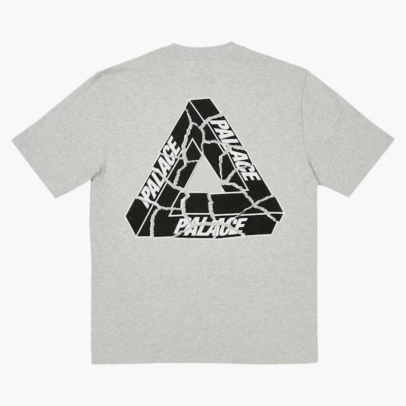 Palace Tri-ripped T-shirt Gray Marl