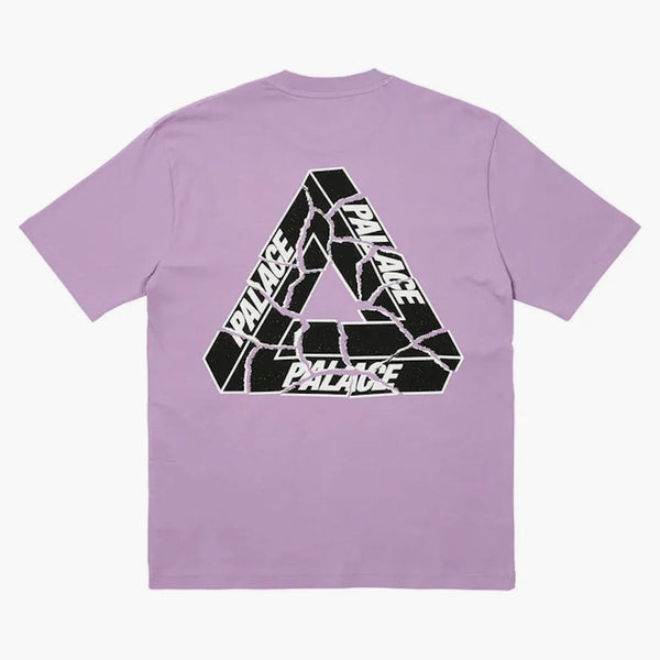 Palats tri-rippad t-shirt lätt lila