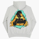 Palác Tri-Purpper Hoodie Grey Marl