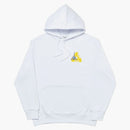 Palace Tri-Smiler Hood White