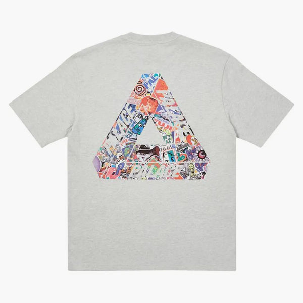 Palace Tri-Sticker Pack T-shirt grå Marl