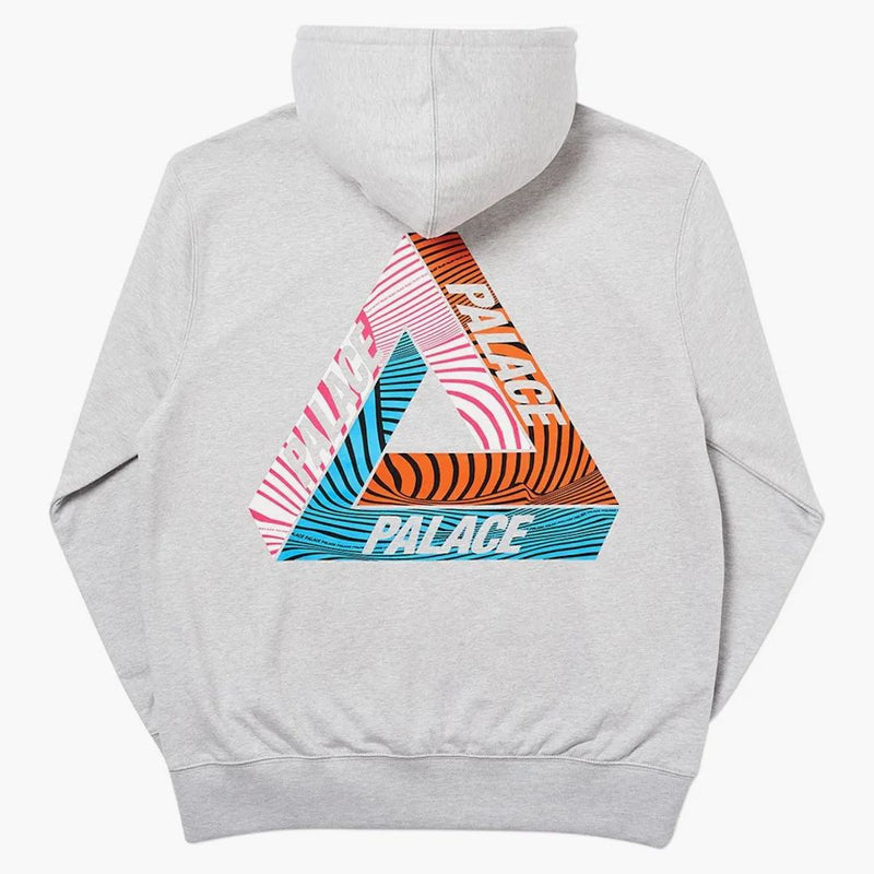 Palace Tri-Tex Hood Grey Marl