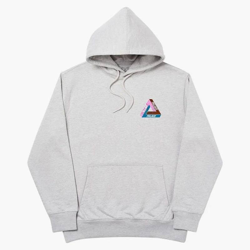 Palace Tri-Tex Hood Grey Marl