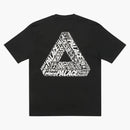 Palats tri-text t-shirt svart