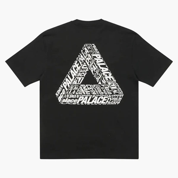 Camiseta de tri-texto de palacio negro