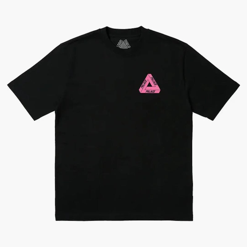 T-shirt di palazzo tri-twister nero