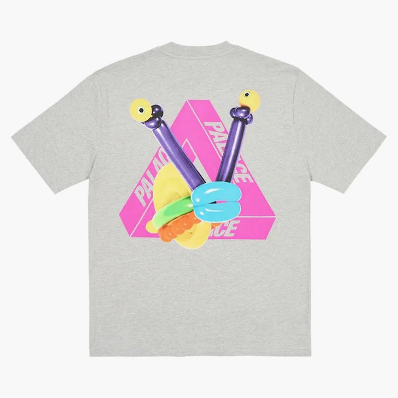 Palace Tri-Twister T-Shirt Gray Marl