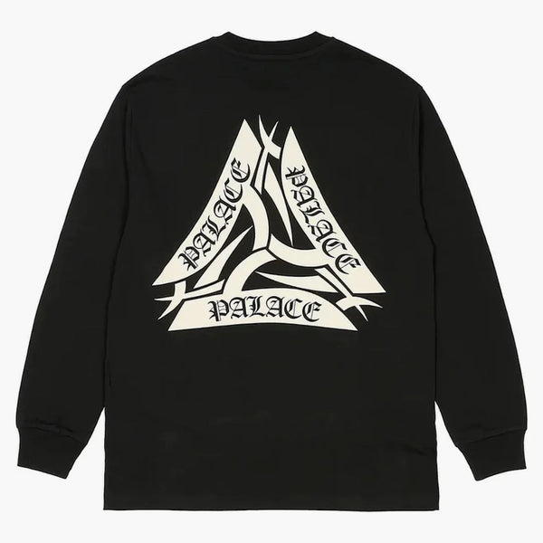 Palacio Tribal Tri Longsleve Negro
