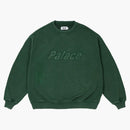 Palace Triple Stitch Crew Pigment Green