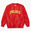 Palace Try-Dye Crew Red/White