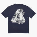 Palace u figure T-shirt navy