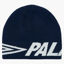 Palace X Umbro No Cuff beanie navy