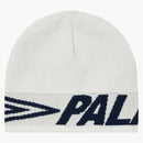 Palazzo x ombro no berretto cuff bianco