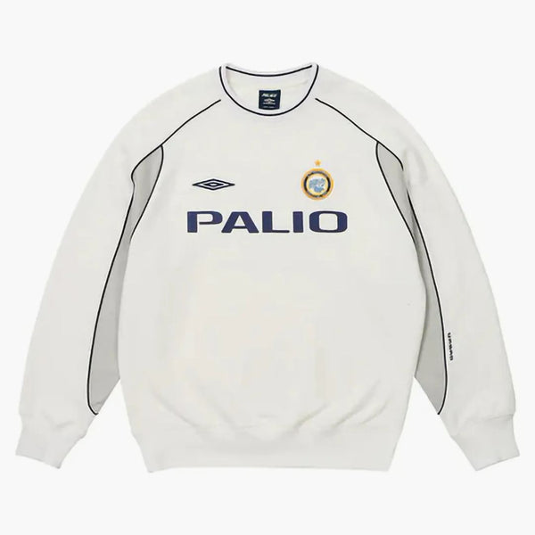Palace X Umbro Warm Up Crew White