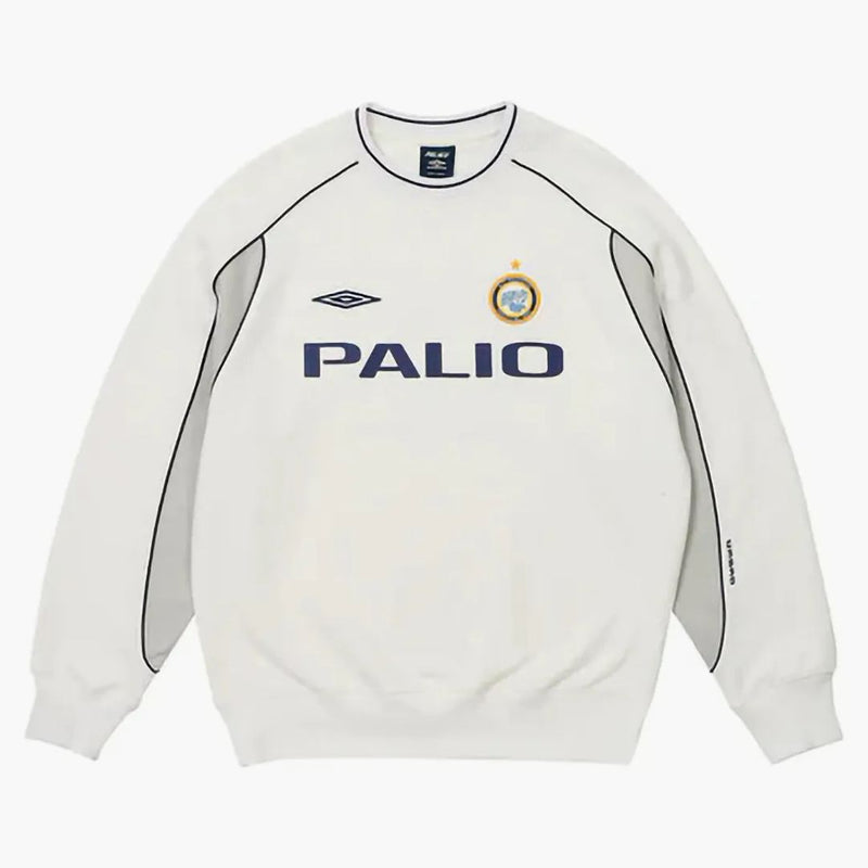 Palace X Umbro Warm Up Crew White