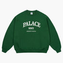 Palace Unitas Oversized Crew Racey Green