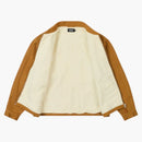 Giacca in pile di utilità del palazzo marrone