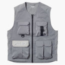 Palace Utility Iridecent Jacket + Vest Gray