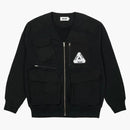 Palacio Utility Zip Panel frontal SUDER NEGRO