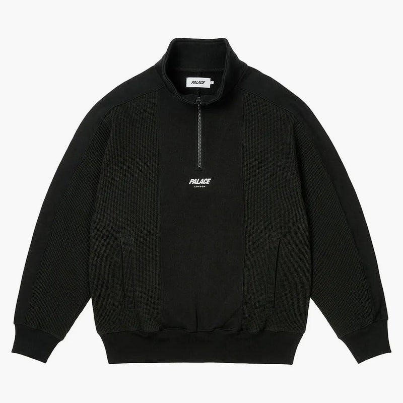 Palace Waffle on 1/4 ZIP Black
