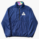 Palace Warper Reversible Fleece Navy/multi