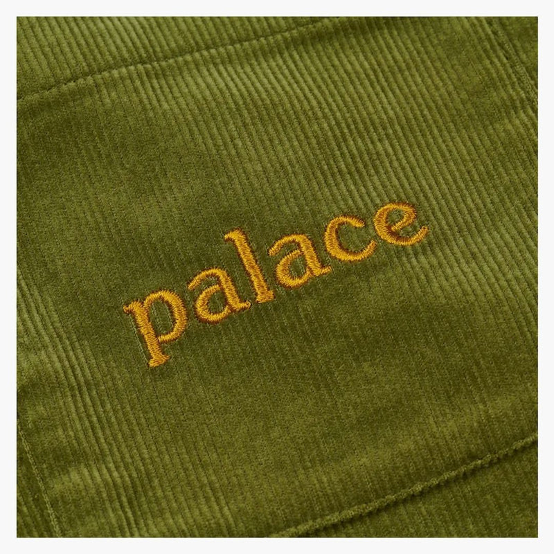 Palace Washed Cord Shirt Green