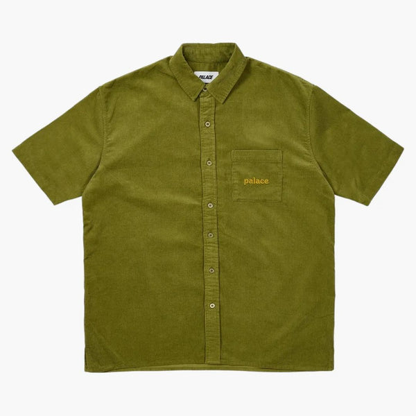 Palace Washed Cord Shirt Green