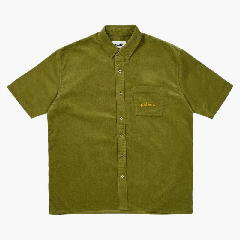 Palace Washed Cord Shirt Green