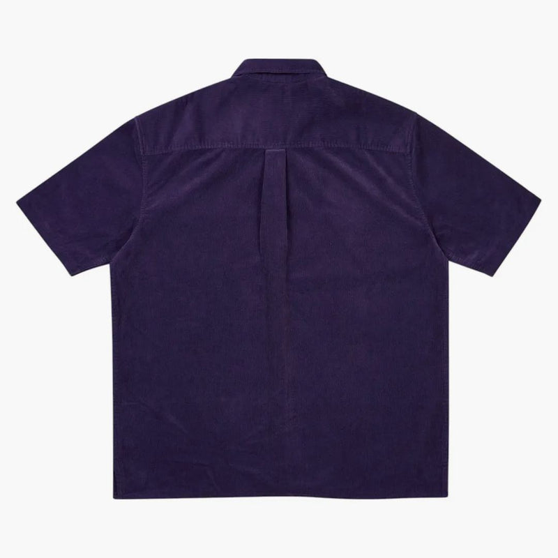 Palace Washed Cord Shirt Purple