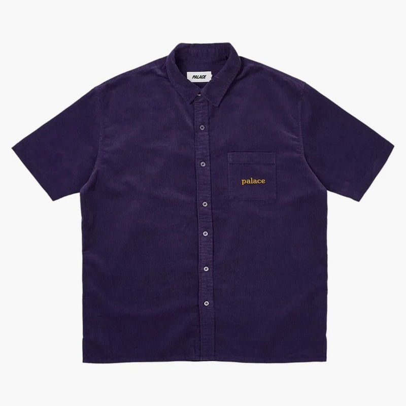Palace Washed Cord Shirt Purple