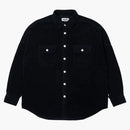 Palace Washed Drop Shoulder Cord Shirt Navy