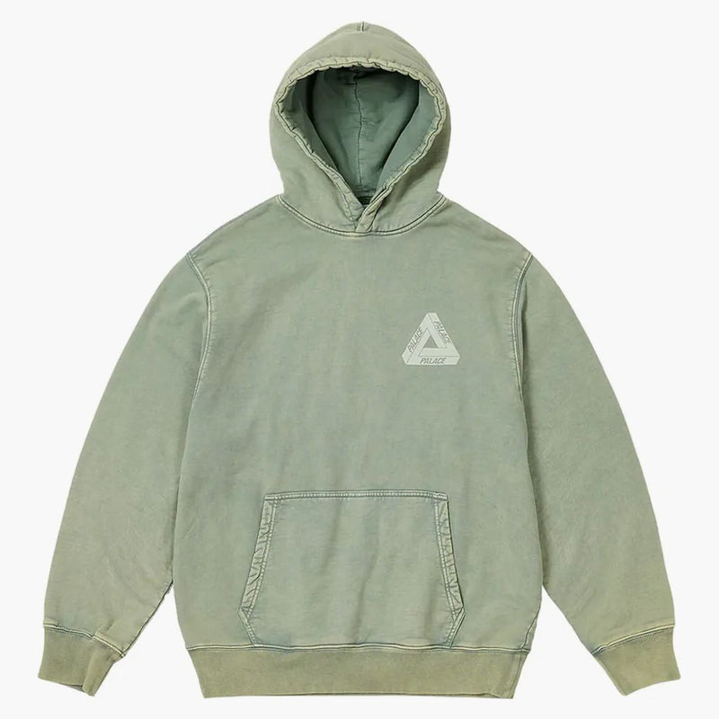Palace Washed Out Tri-ferg Hood Green