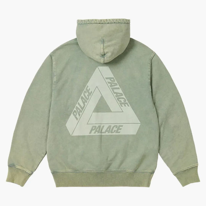Palace Washed Out Tri-ferg Hood Green