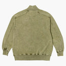 Palace Washed Terry 1/2 Zip Funnel Deep Green