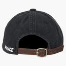 Palace Washed Twill P 6-panel Black