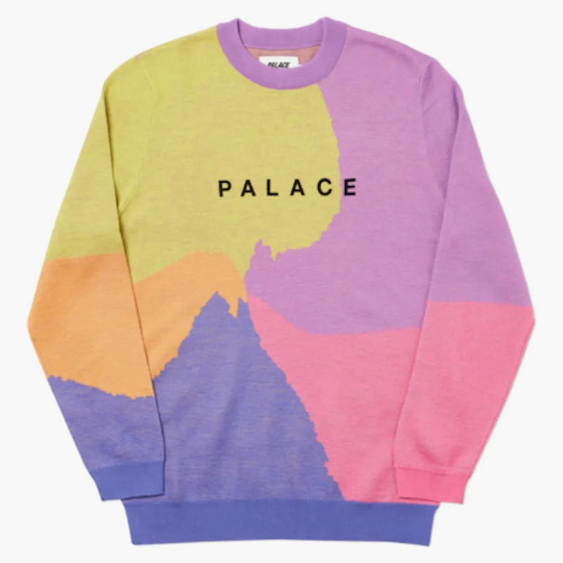 Palác Whirl pletená zelená/žlutá/fialová