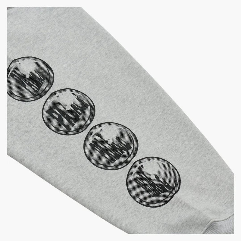 Palace Wizard Sleeves Hood Grey Marl